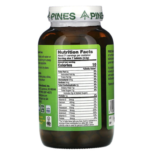 Pines International, Barley Grass, 500 Tablets - HealthCentralUSA