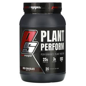 ProSupps, Plant Perform, Performance Plant Protein, Rich Chocolate, 2 lbs (907 g) - HealthCentralUSA