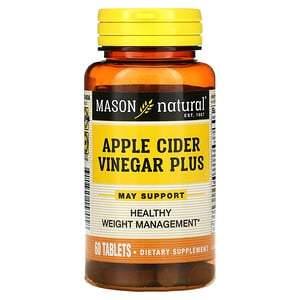 Mason Natural, Apple Cider Vinegar Plus, 60 Tablets - HealthCentralUSA