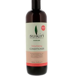 Sukin, Volumising Conditioner, Fine and Limp Hair, 16.9 fl oz (500 ml) - HealthCentralUSA