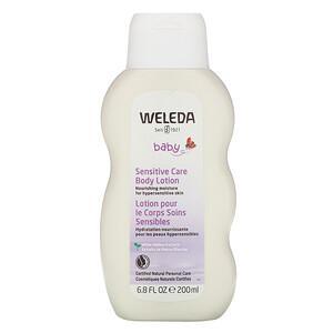 Weleda, Baby, Sensitive Care Body Lotion, White Mallow Extracts, 6.8 fl oz (200 ml) - HealthCentralUSA