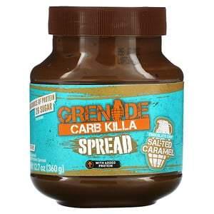 Grenade, Carb Killa, Protein Spread, Chocolate Chip Salted Caramel, 12.7 oz (360 g) - HealthCentralUSA