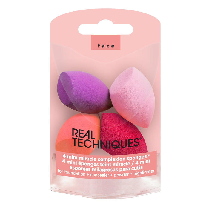 Real Techniques, Mini Miracle Complexion Sponges, 4 Count - HealthCentralUSA