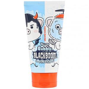 Elizavecca, Milky Piggy, Hell-Pore, Bubble Blackboom Charcoal Pore Pack, 5.07 fl oz (150 ml) - HealthCentralUSA
