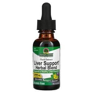Nature's Answer, Liver Support Herbal Blend, Fluid Extract, Alcohol-Free, 2,000 mg, 1 fl oz (30 ml) - HealthCentralUSA