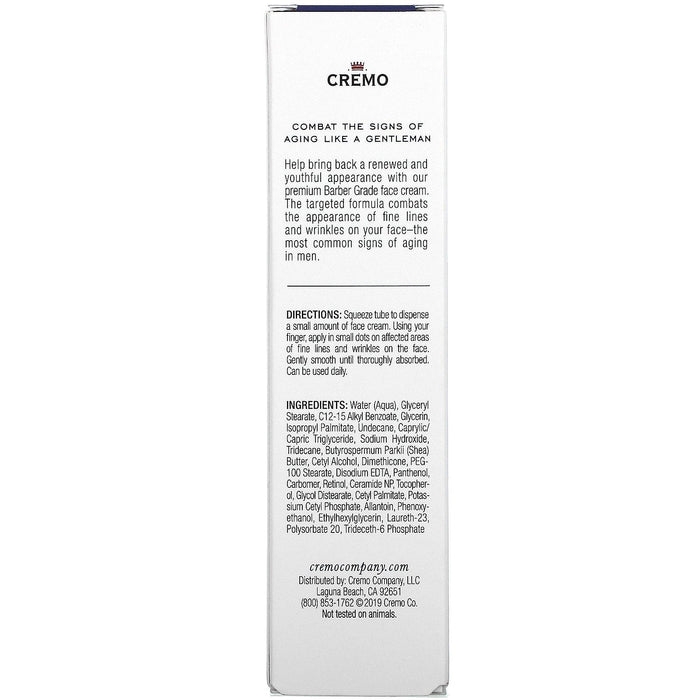 Cremo, Defender Series, Face Cream with Retinol, 1 fl oz (30 ml) - HealthCentralUSA