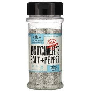 The Spice Lab, Butcher's Cut Salt & Pepper, 5.9 oz (167 g) - HealthCentralUSA
