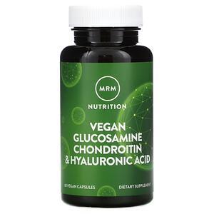 MRM, Vegan Glucosamine Chondroitin & Hyaluronic Acid, 60 Vegan Capsules - HealthCentralUSA