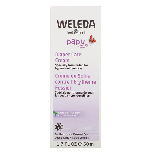 Weleda, Baby, Diaper Care Cream, White Mallow Extracts, 1.7 fl oz (50 ml) - HealthCentralUSA
