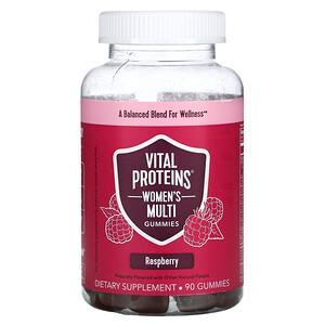 Vital Proteins, Women's Multi Gummies, Raspberry, 90 Gummies - HealthCentralUSA