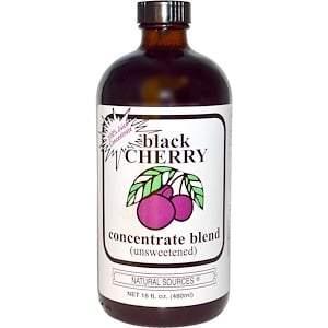Natural Sources, Black Cherry Concentrate Blend, Unsweetened, 16 fl oz (480 ml) - HealthCentralUSA