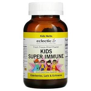 Eclectic Institute, Kids Herbs, Kids Super Immune, Elderberries, Larix & Echinacea, 2.1 oz (60 g) - HealthCentralUSA