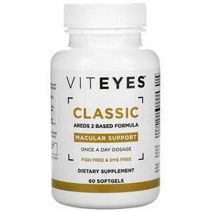 Viteyes, Classic Macular Support, AREDS 2 Based Formula, 60 Softgels - HealthCentralUSA