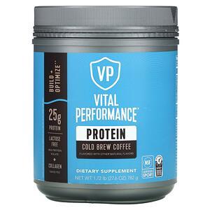 Vital Proteins, Vital Performance Protein, Cold Brew Coffee, 1.72 lb (782 g) - HealthCentralUSA