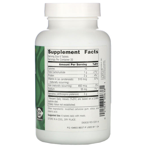 Source Naturals, Spirulina, 500 mg, 200 Tablets - HealthCentralUSA