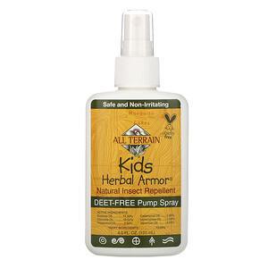 All Terrain, Kids Herbal Armor, Natural Insect Repellent, 4 fl oz (120 ml) - HealthCentralUSA