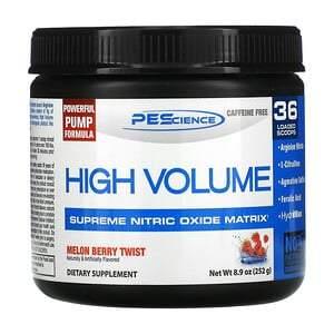 PEScience, High Volume, Supreme Nitric Oxide Matrix, Melon Berry Twist, 8.9 oz (252 g) - HealthCentralUSA