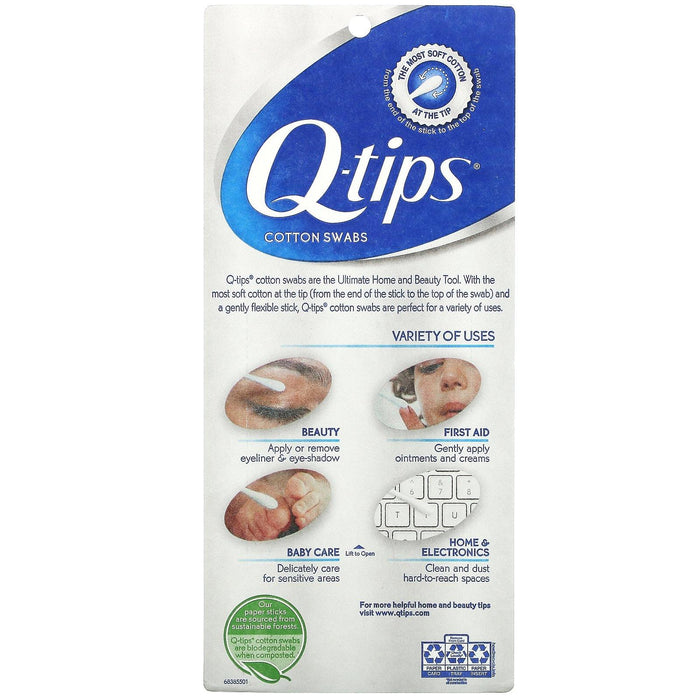 Q-tips, Cotton Swabs, 750 Swabs - HealthCentralUSA