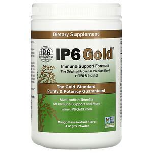 IP-6 International, IP6 Gold, Immune Support Formula Powder, Mango Passionfruit, 412 gm - HealthCentralUSA