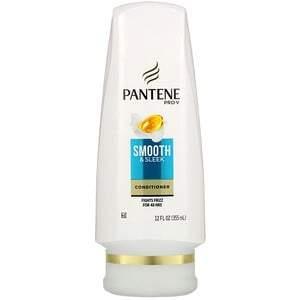 Pantene, Pro-V, Smooth & Sleek Conditioner, 12 fl oz (355 ml) - HealthCentralUSA