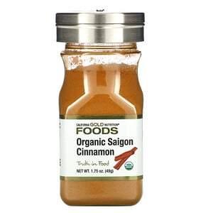 California Gold Nutrition, Organic Saigon Cinnamon, 1.75 oz (49g) - HealthCentralUSA