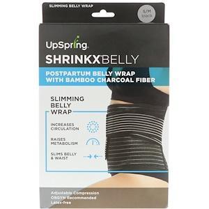 UpSpring, Shrinkx Belly, Postpartum Belly Wrap With Bamboo Charcoal Fiber, Size S/M, Black - HealthCentralUSA