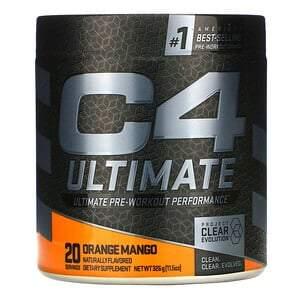 Cellucor, C4 Ultimate Pre-Workout Performance, Orange Mango, 11.5 oz (326 g) - HealthCentralUSA