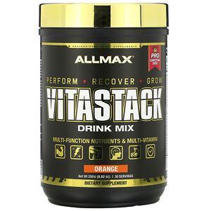 ALLMAX Nutrition, VITASTACK Drink Mix, Orange, 8.82 oz (250 g) - HealthCentralUSA