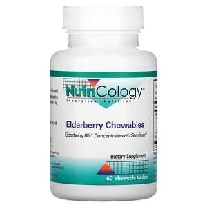 Nutricology, Elderberry Chewables, 60 Chewable Tablets - HealthCentralUSA