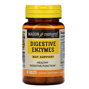 Mason Natural, Digestive Enzymes, 90 Tablets - HealthCentralUSA