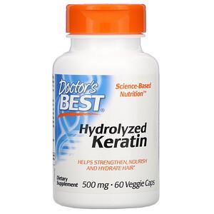 Doctor's Best, Hydrolyzed Keratin, 500 mg, 60 Veggie Caps - HealthCentralUSA