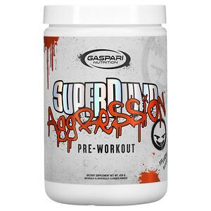 Gaspari Nutrition, SuperPump Aggression Pre-Workout, Mayhem Mango, 450 g - HealthCentralUSA