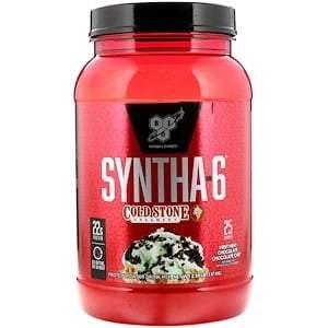 BSN, Syntha-6, Cold Stone Creamery, Mint Mint Chocolate Chocolate Chip, 2.59 lb (1.17 kg) - HealthCentralUSA