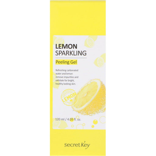 Secret Key, Lemon Sparkling Peeling Gel, 4.05 fl oz (120 ml) - HealthCentralUSA