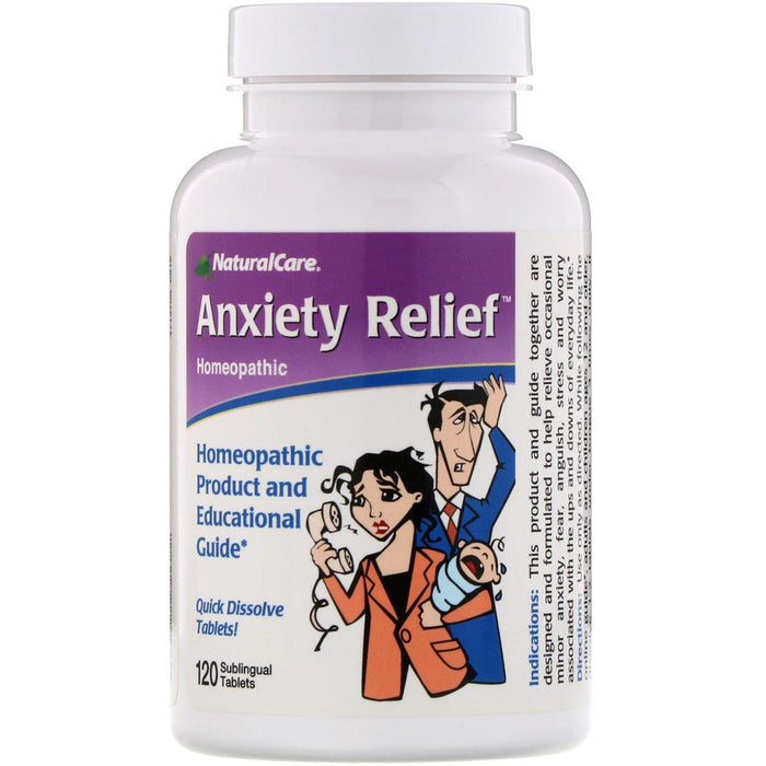 Natural Care Anxiety Relief - 120 Tablets - eVitamins Israel