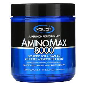 Gaspari Nutrition, AminoMax 8000, 325 Tablets - HealthCentralUSA