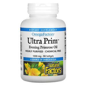 Natural Factors, Ultra Prim, 1000 mg, 90 Softgles - HealthCentralUSA