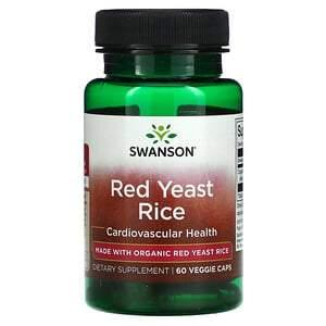 Swanson, Red Yeast Rice, 60 Veggie Caps - HealthCentralUSA
