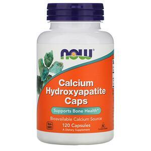 Now Foods, Calcium Hydroxyapatite Caps, 120 Capsules - HealthCentralUSA