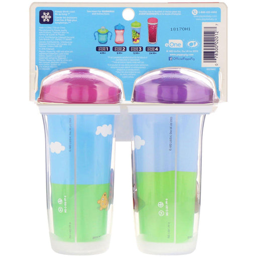 Playtex Baby Stage 1 Spoutless Sippy Cup Peppa Pig With Handles