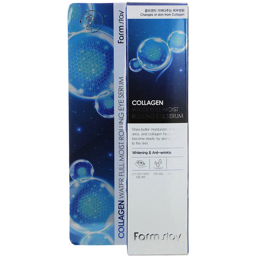 Farmstay, Collagen Water Full Moist Rolling Eye Serum, 25 ml - HealthCentralUSA