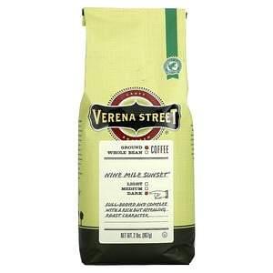 Verena Street, Nine Mile Sunset, Ground Coffee, Dark Roast, 2 lbs (907 g) - HealthCentralUSA