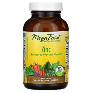 MegaFood, Zinc, 120 Tablets - HealthCentralUSA