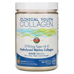 KAL, Hydrolyzed Marine Collagen, Tangerine, 3,750 mg, 10.5 oz (298 g) - HealthCentralUSA