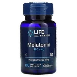Life Extension, Melatonin, 300 mcg, 100 Vegetarian Capsules - HealthCentralUSA