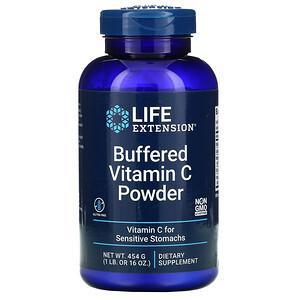 Life Extension, Buffered Vitamin C Powder, 16 oz (454 g) - HealthCentralUSA