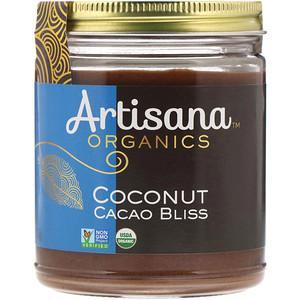 Artisana, Organics, Raw Coconut Cacao Bliss, Nut Butter, 8 oz (227 g) - HealthCentralUSA