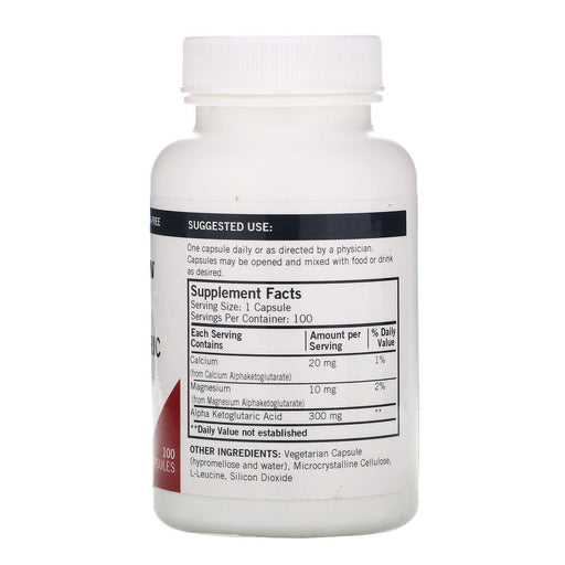 Kirkman Labs, Alpha Ketoglutaric Acid, 300 mg, 100 Capsules - HealthCentralUSA