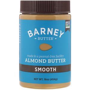 Barney Butter, Almond Butter, Smooth, 16 oz (454 g) - HealthCentralUSA