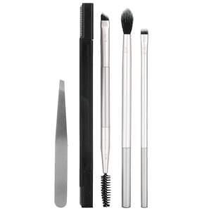 Real Techniques, Brush, Blend, Brow Gift Set, Limited Edition, 5 Piece Set - HealthCentralUSA